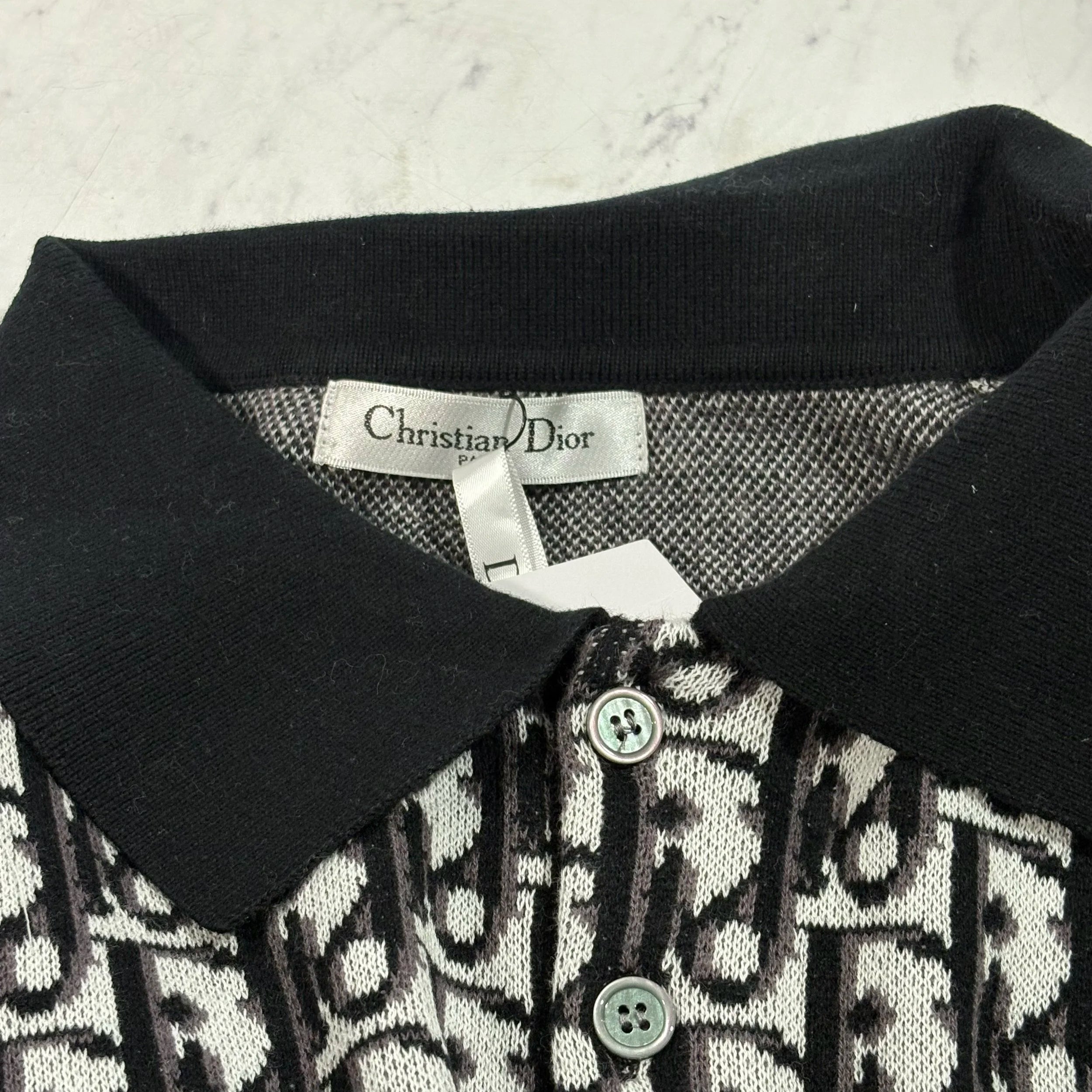 DIOR OBLIQUE POLO SHIRT (SIZE M-XL)