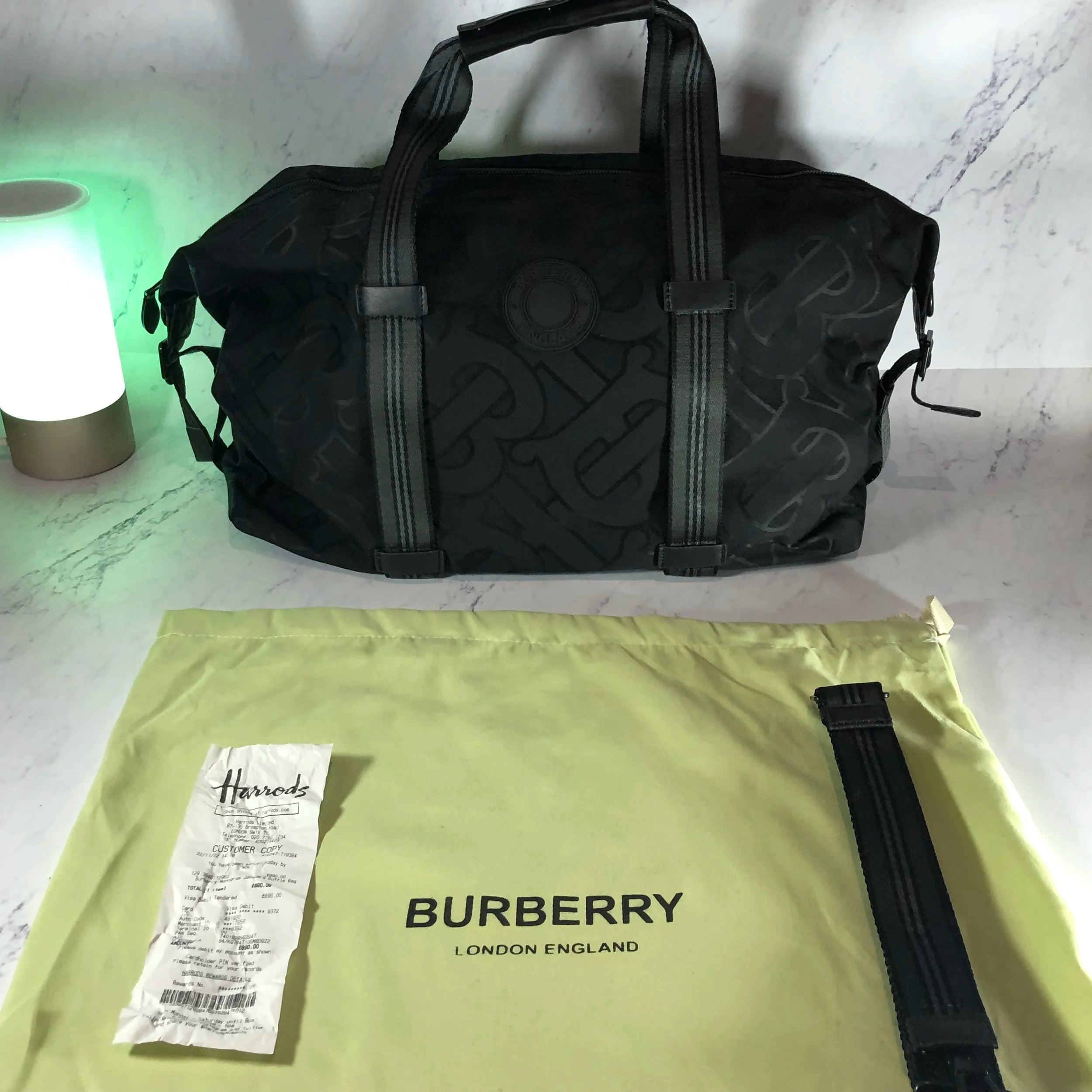 BURBERRY DUFFLE BAG