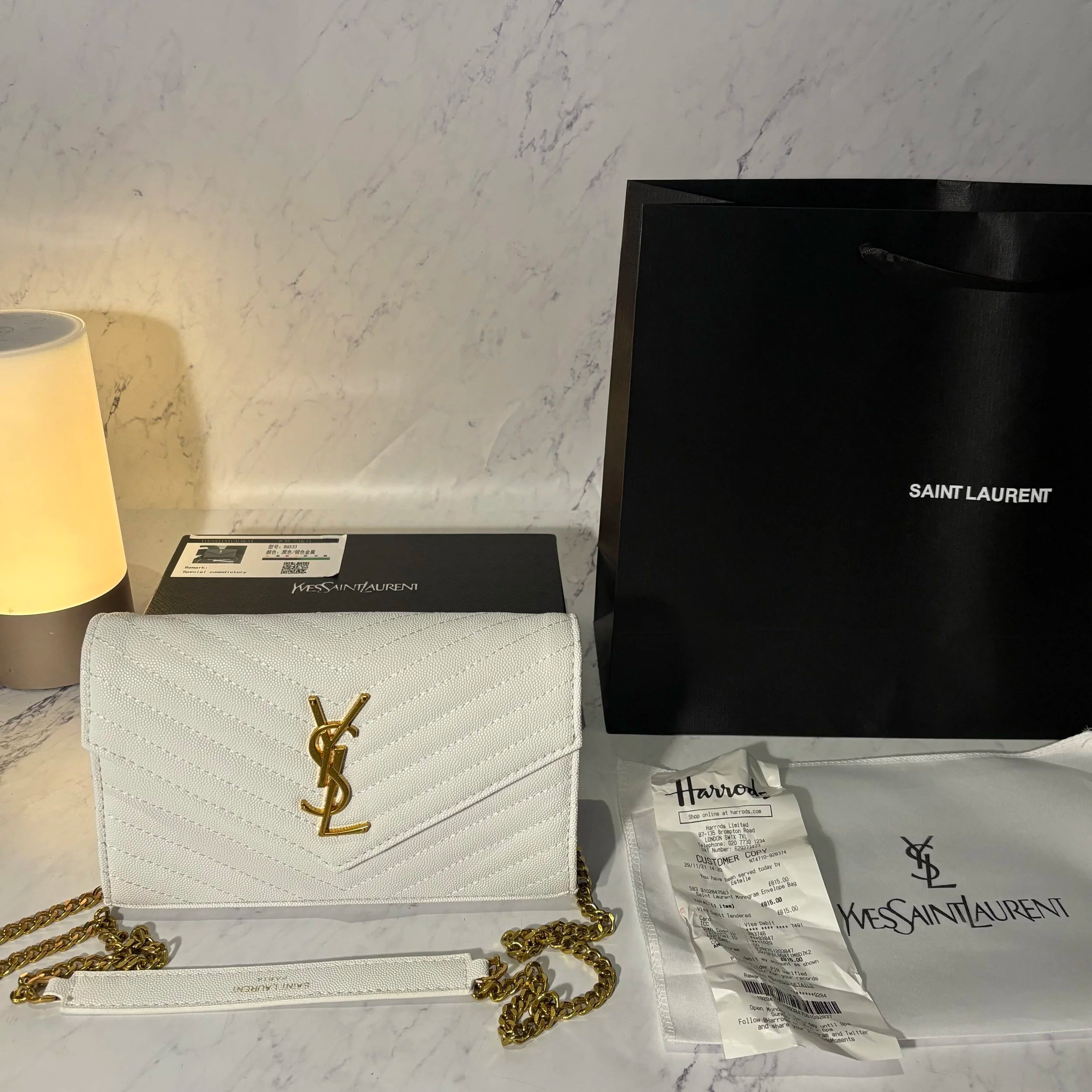 YSL HANDBAGS (5 COLOURS)