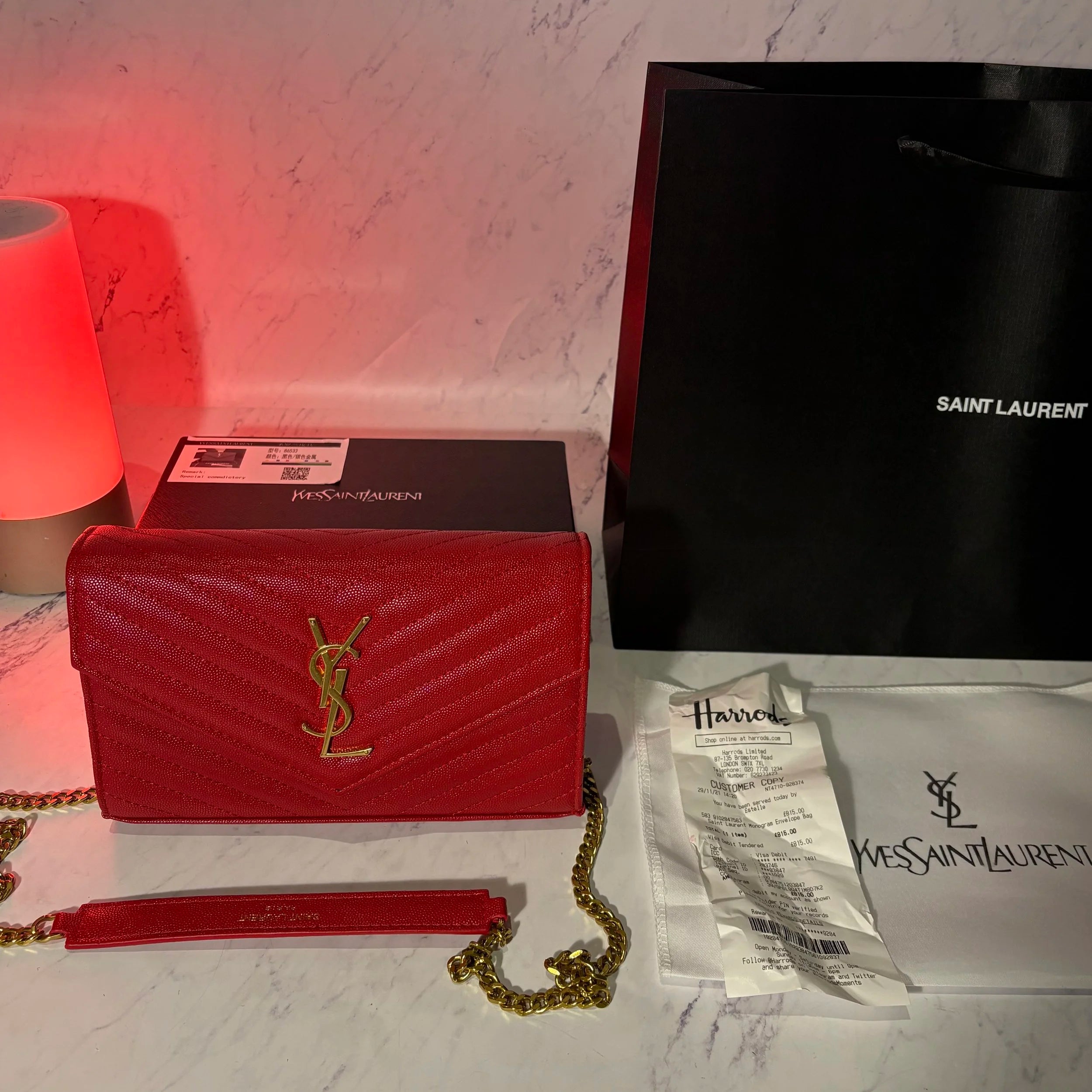 YSL HANDBAGS (5 COLOURS)