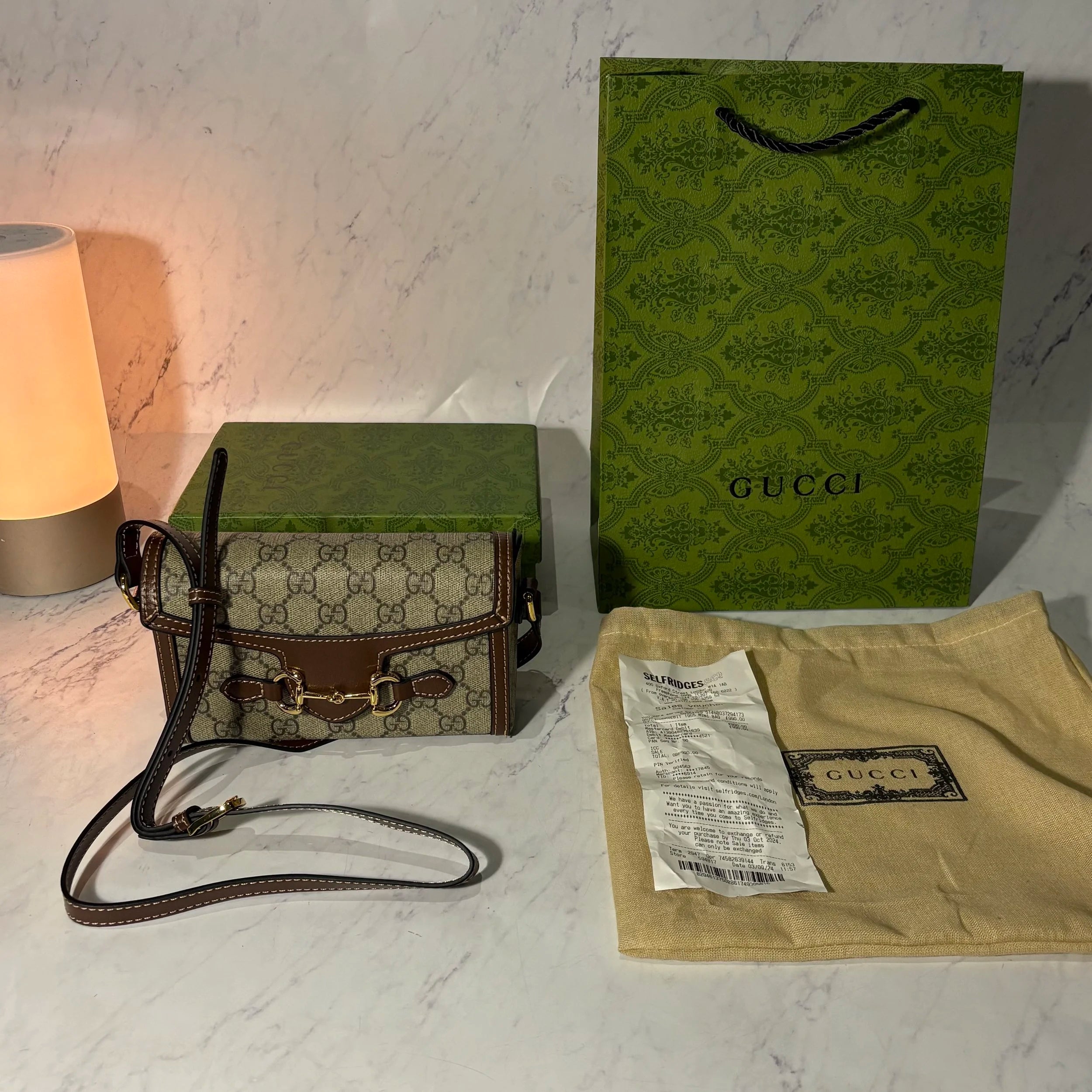 GUCCI HANDBAG HORSEBIT 1955