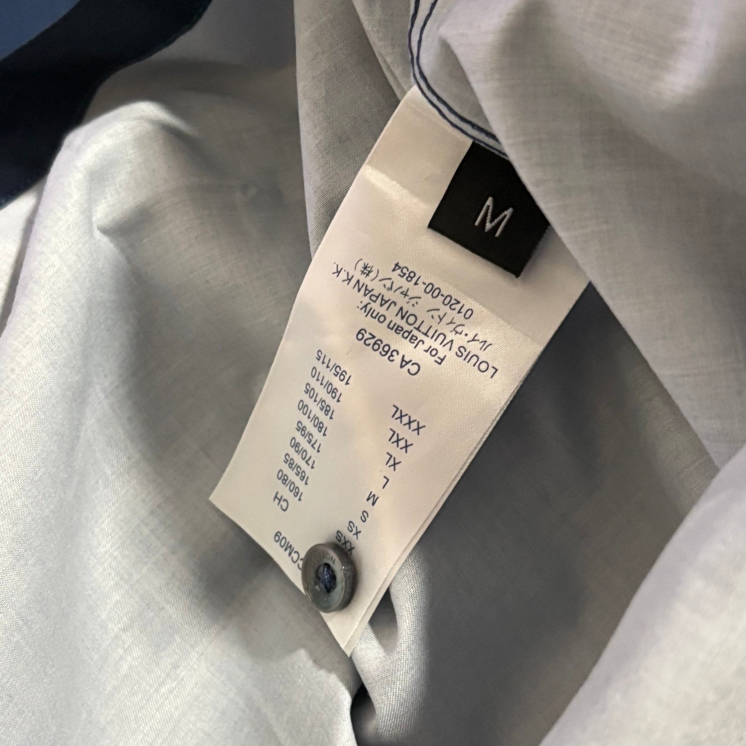 LV MONOGRAM BLUE SHIRT (SIZE M-XL)
