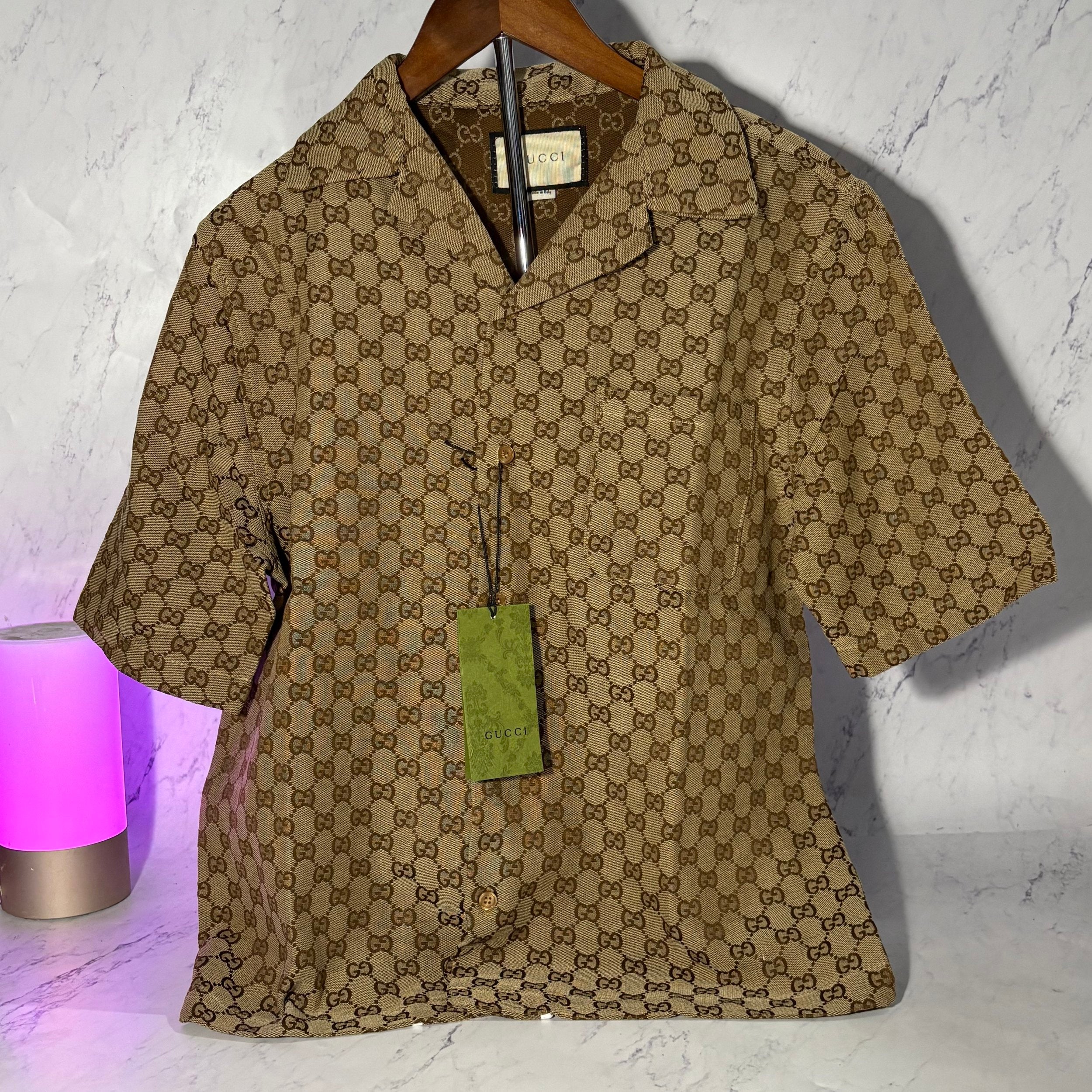 GUCCI SHIRT GG CANVAS (SIZE S-XL)