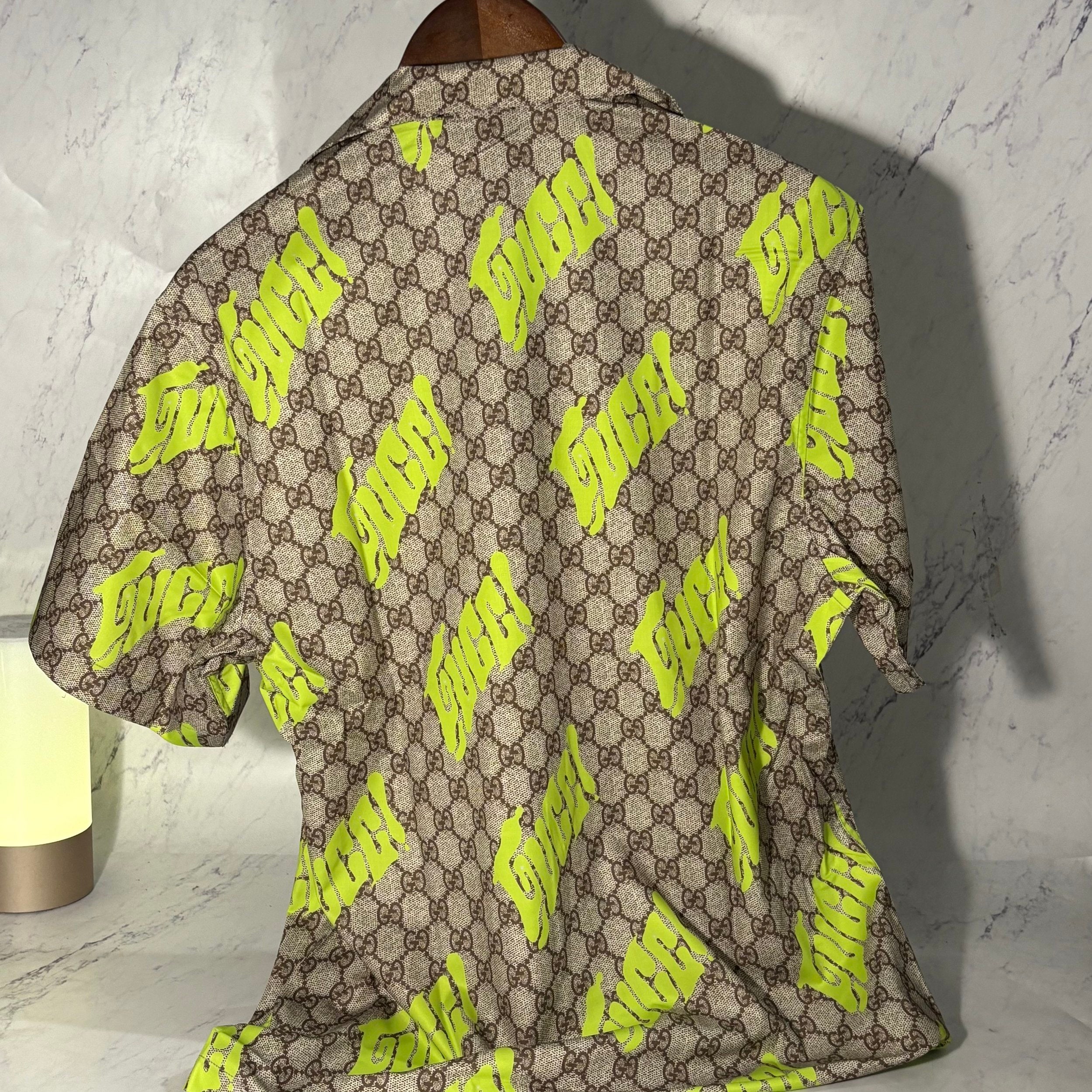 GUCCI POPLIN BOWLING SHIRT (SIZE M-XL)