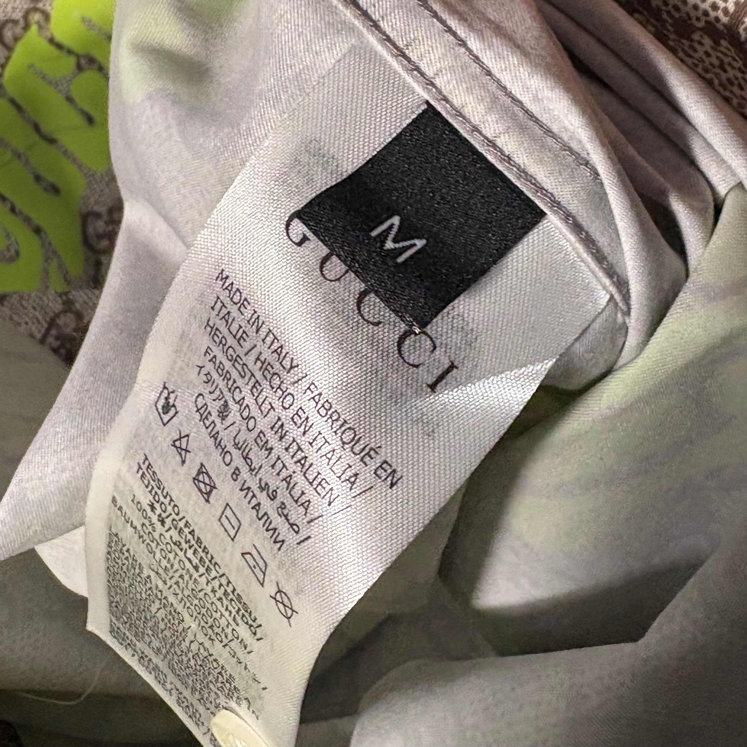 GUCCI POPLIN BOWLING SHIRT (SIZE M-XL)