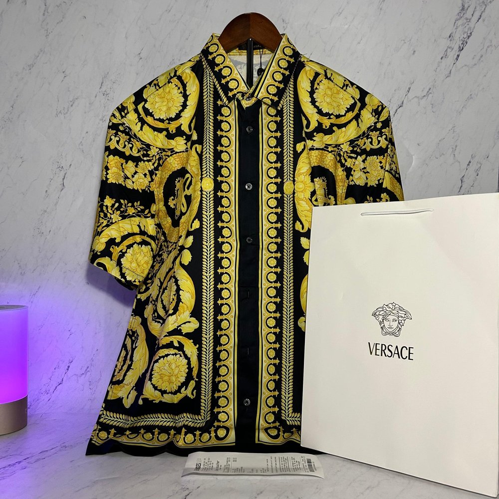 VERSACE BAROCCO PRINT SHIRT (SIZE M-XL)