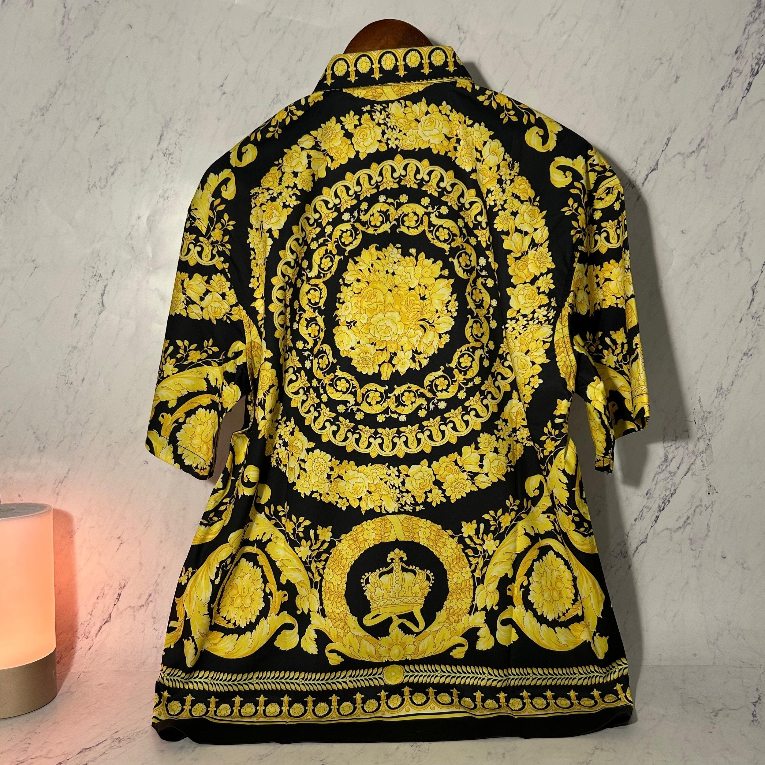 VERSACE BAROCCO PRINT SHIRT (SIZE M-XL)