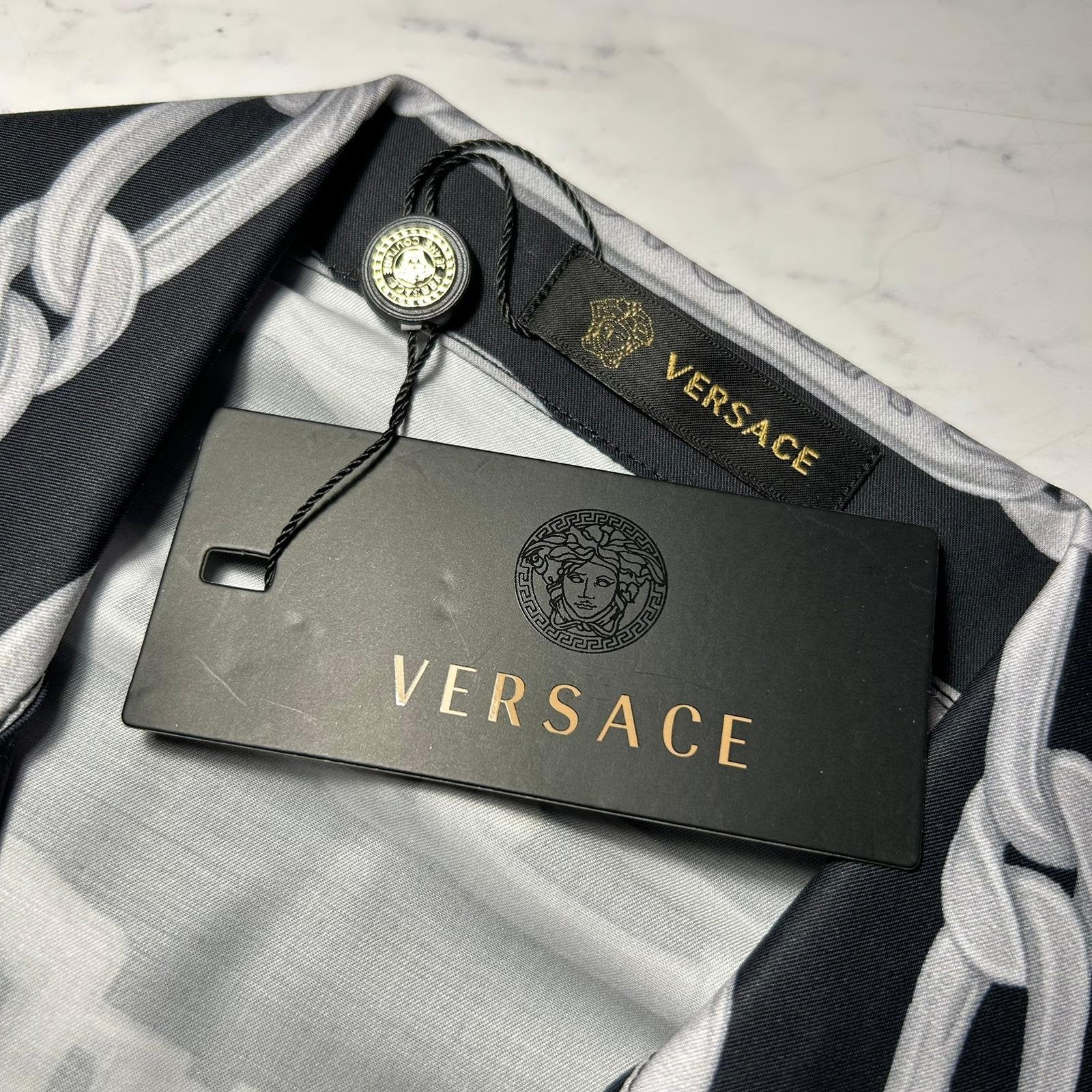 VERSACE MEDUSA CHAINS SHIRT (SIZE M-XL)