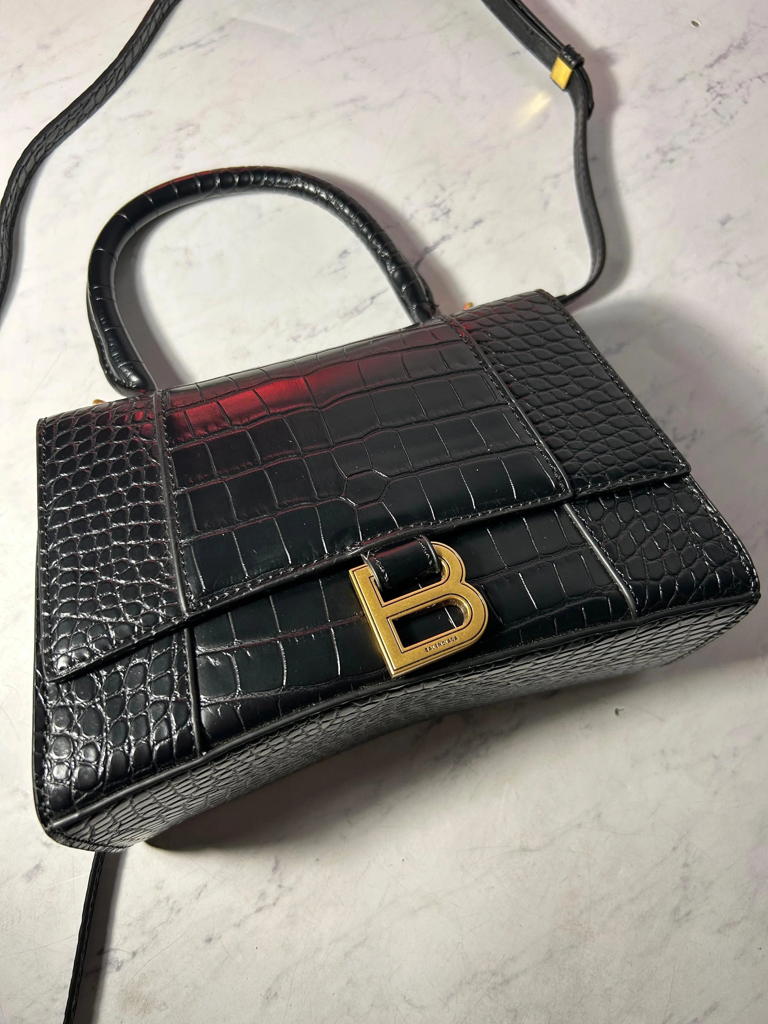 BALENCIAGA HOURGLASS HANDBAG